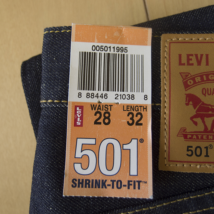 Levi's501-1995(madeinusa)_タグ