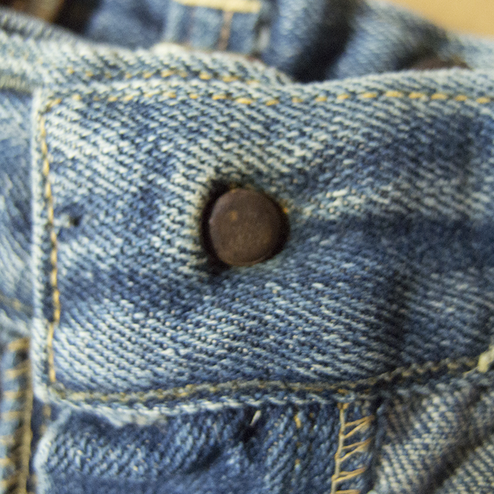 LEVI'S201_トップボタン裏