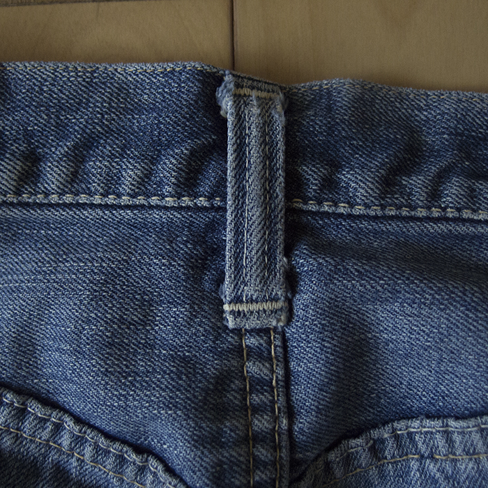 LEVI'S503BXX (leather patch, 1 side red tab)_beltloop