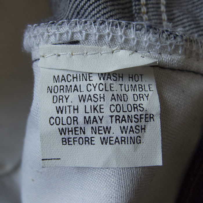 Levi's505(1985.11)_inner tag